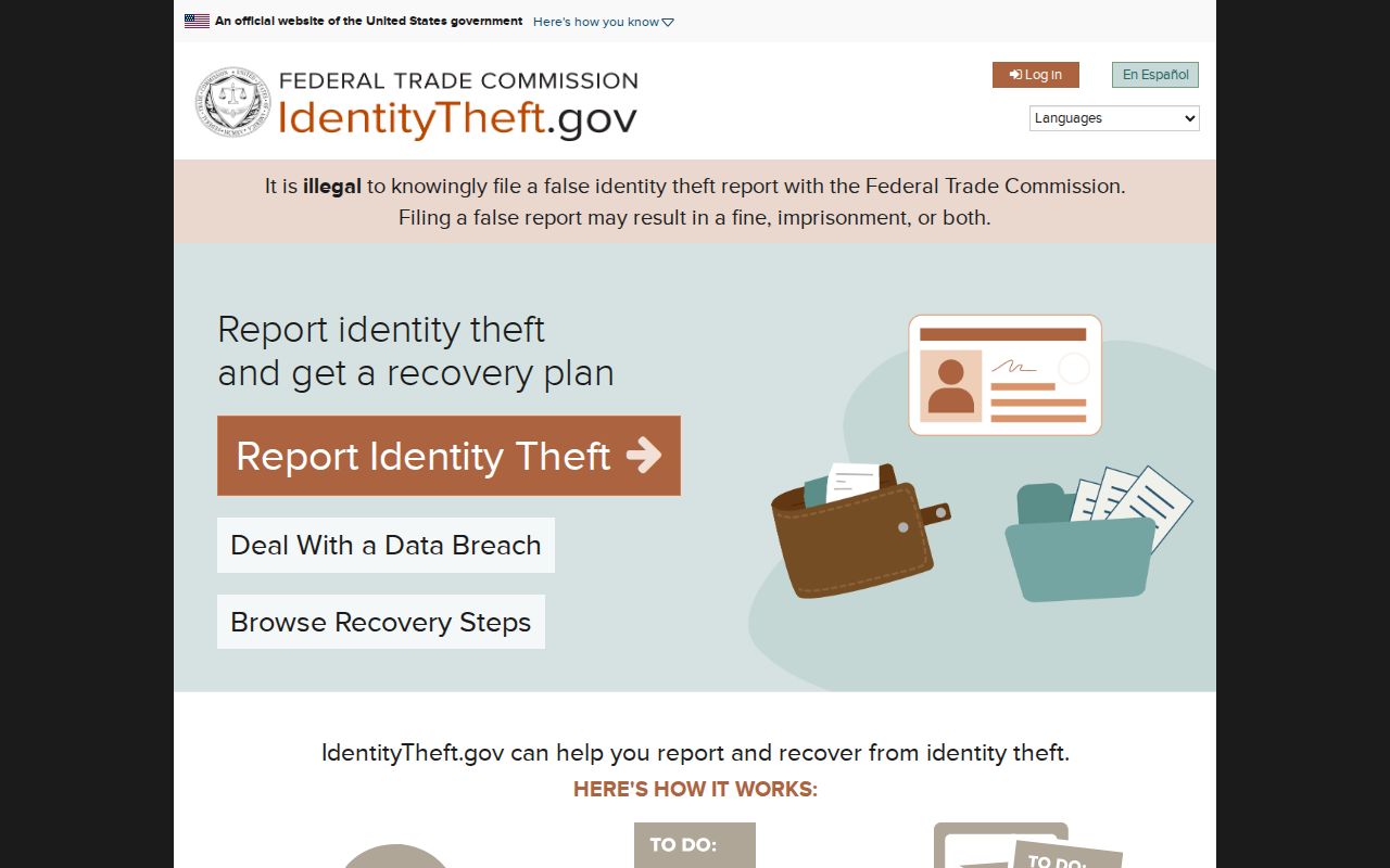 Plant City neighbors federal identity theft recovery service