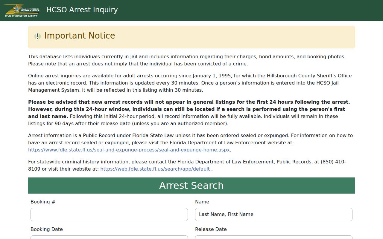 Plant City neighbors Hillsborough arrest inquiry